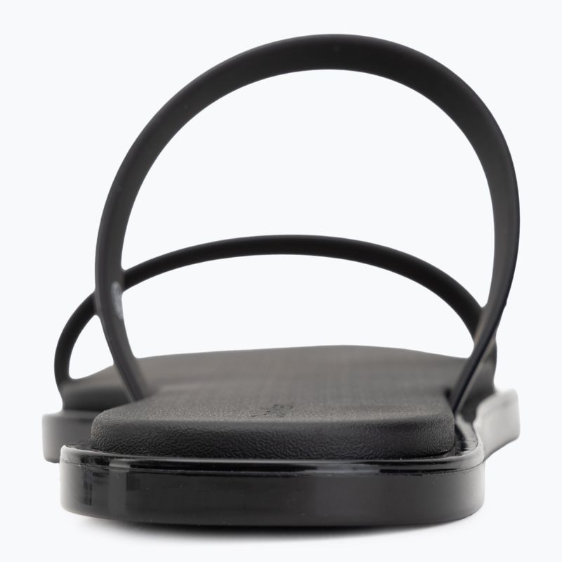 Шльопанці жіночі Calvin Klein HW0HW02963 Jelly Doub Bar Shiny triple black 6