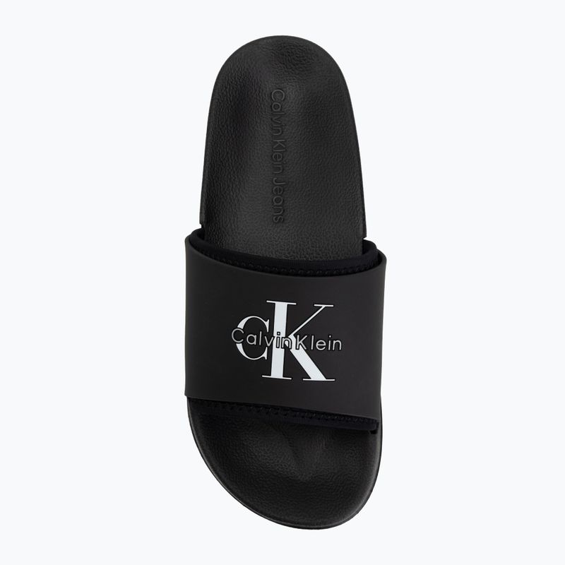 Шльопанці жіночі Calvin Klein Ess Rubber Neoprene black/bright white 5