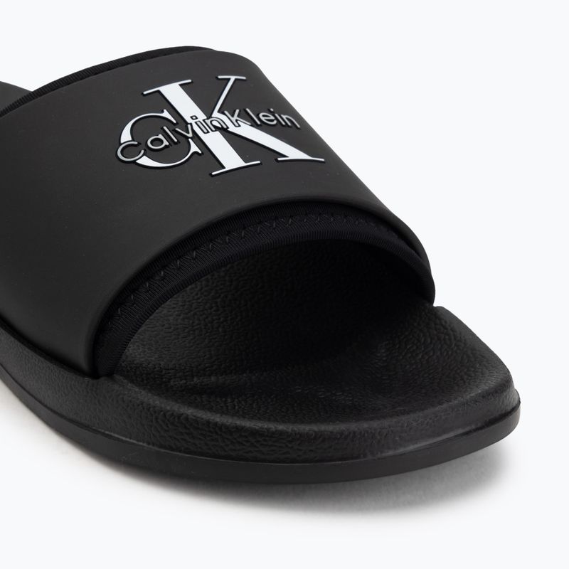 Шльопанці жіночі Calvin Klein Ess Rubber Neoprene black/bright white 7
