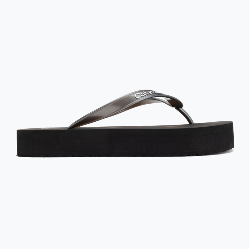 В'єтнамки жіночі Calvin Klein HW0HW03120 Flatform triple black 2