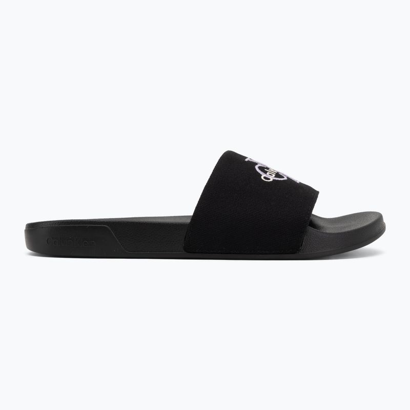 Шльопанці Calvin Klein HW0HW02958 Ess black/soft levander 2