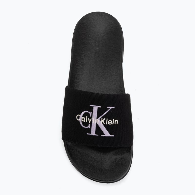 Шльопанці Calvin Klein HW0HW02958 Ess black/soft levander 5