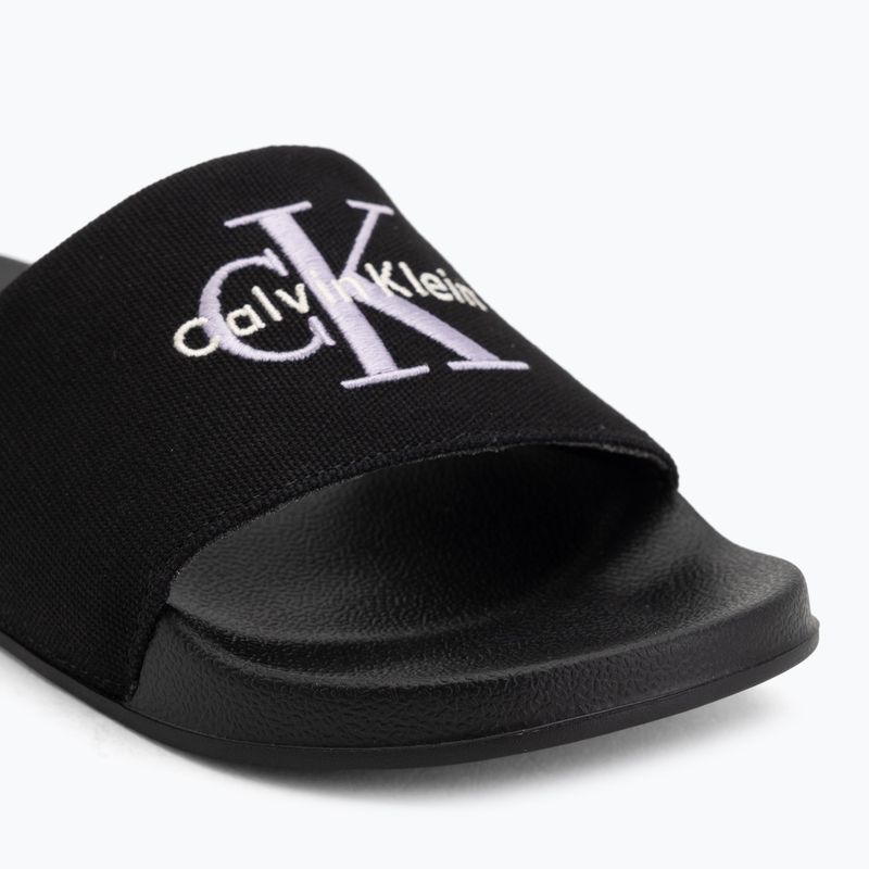 Шльопанці Calvin Klein HW0HW02958 Ess black/soft levander 7