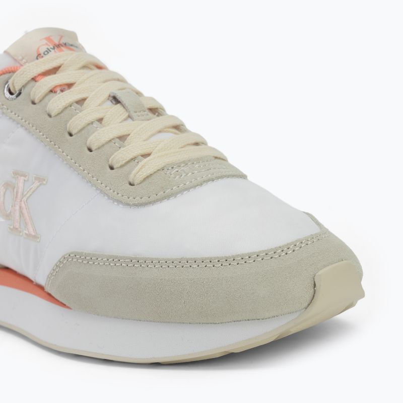 Кросівки жіночі Calvin Klein YW0YW01990 Retro Runner Lace Up Nylon Mg brilliant white/light cashew/pink 7