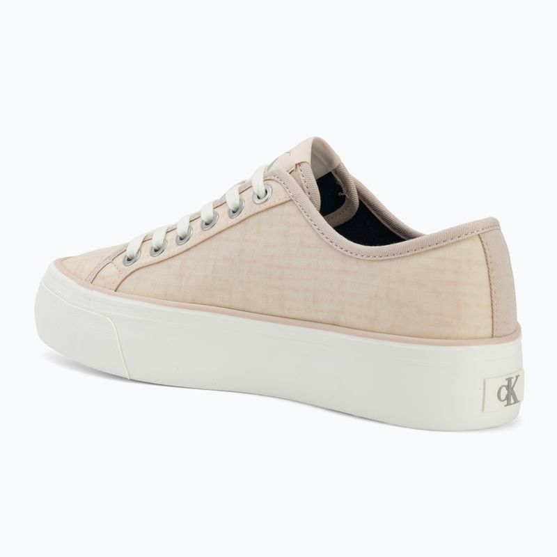 Кросівки жіночі Calvin Klein HW0HW02970 Vulc Flatf Laceup Ripst whisper pink/key largo 3