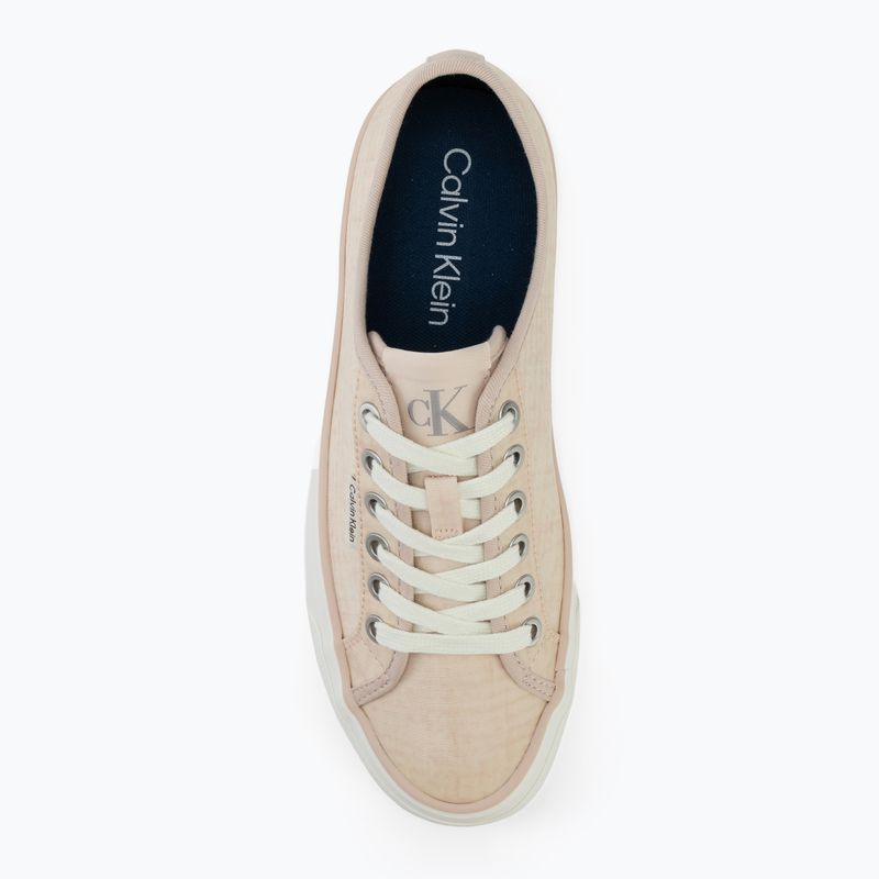 Кросівки жіночі Calvin Klein HW0HW02970 Vulc Flatf Laceup Ripst whisper pink/key largo 5