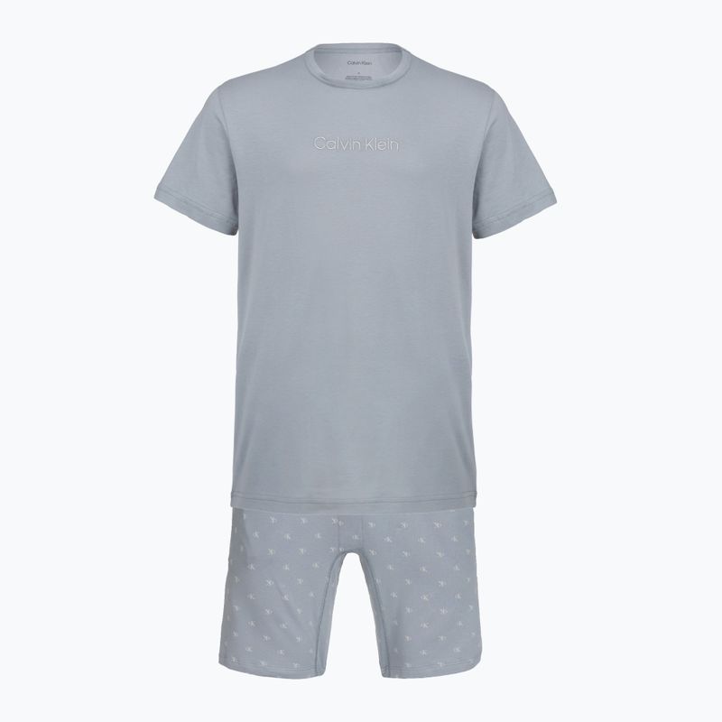 Піжама чоловіча Calvin Klein LV00NM2900 misty grey top /diamond logo misty