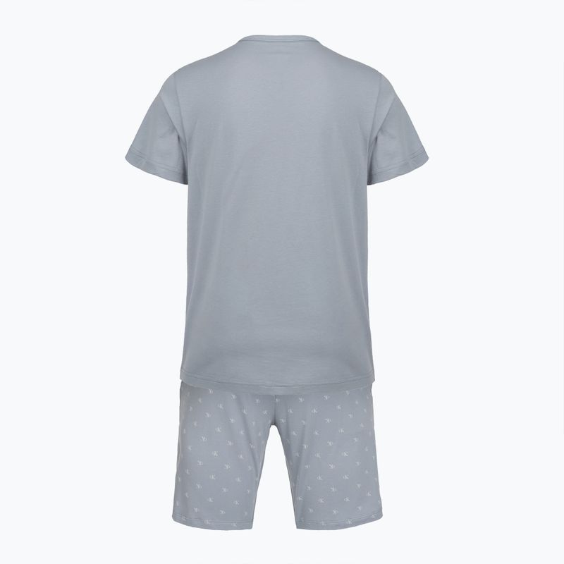 Піжама чоловіча Calvin Klein LV00NM2900 misty grey top /diamond logo misty 2