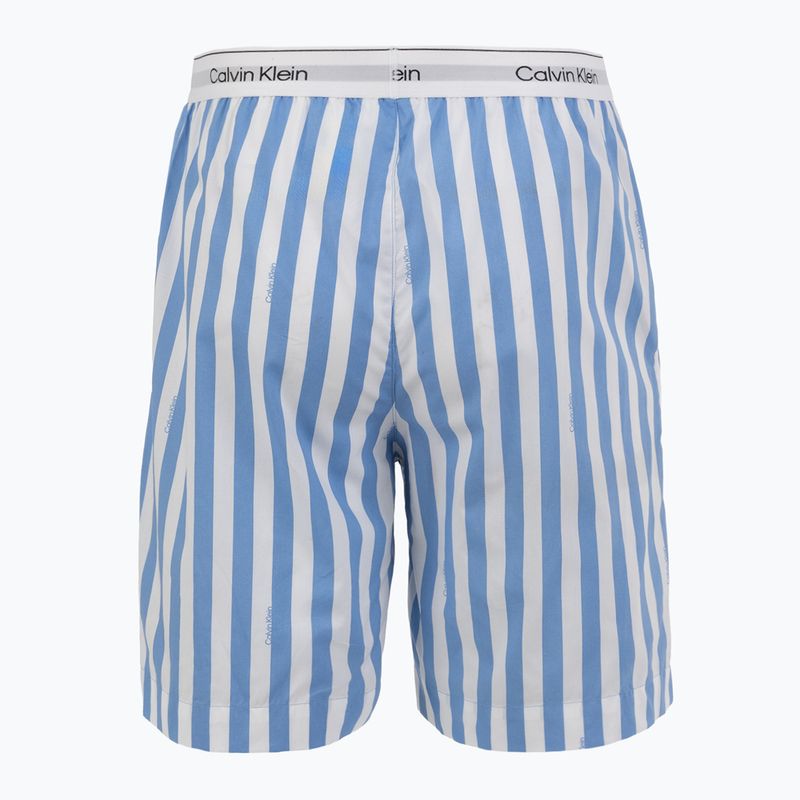 Піжама чоловіча Calvin Klein LV00NM2903 classic white top/vertical boardway 7