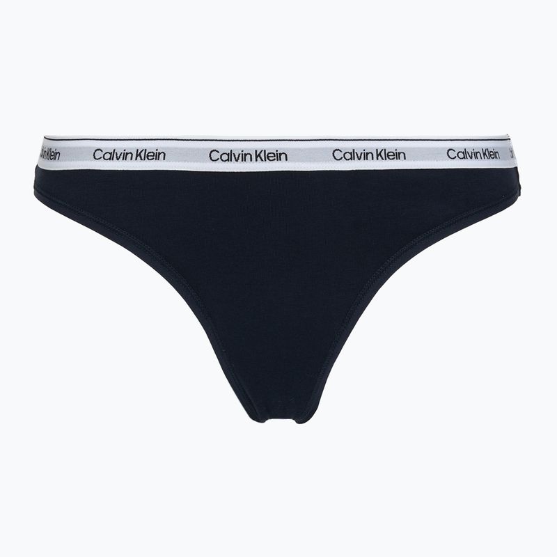 Стрінги жіночі Calvin Klein LV00QD5209 Thong 3 пари shoreline/snow heather/pear sorbe 4