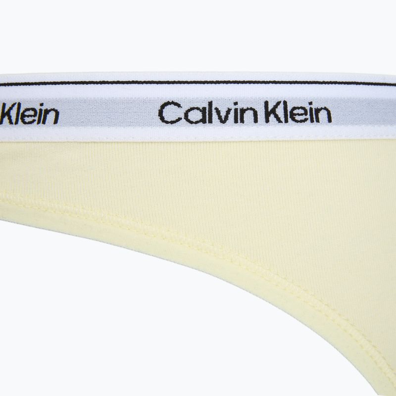 Стрінги жіночі Calvin Klein LV00QD5209 Thong 3 пари shoreline/snow heather/pear sorbe 6