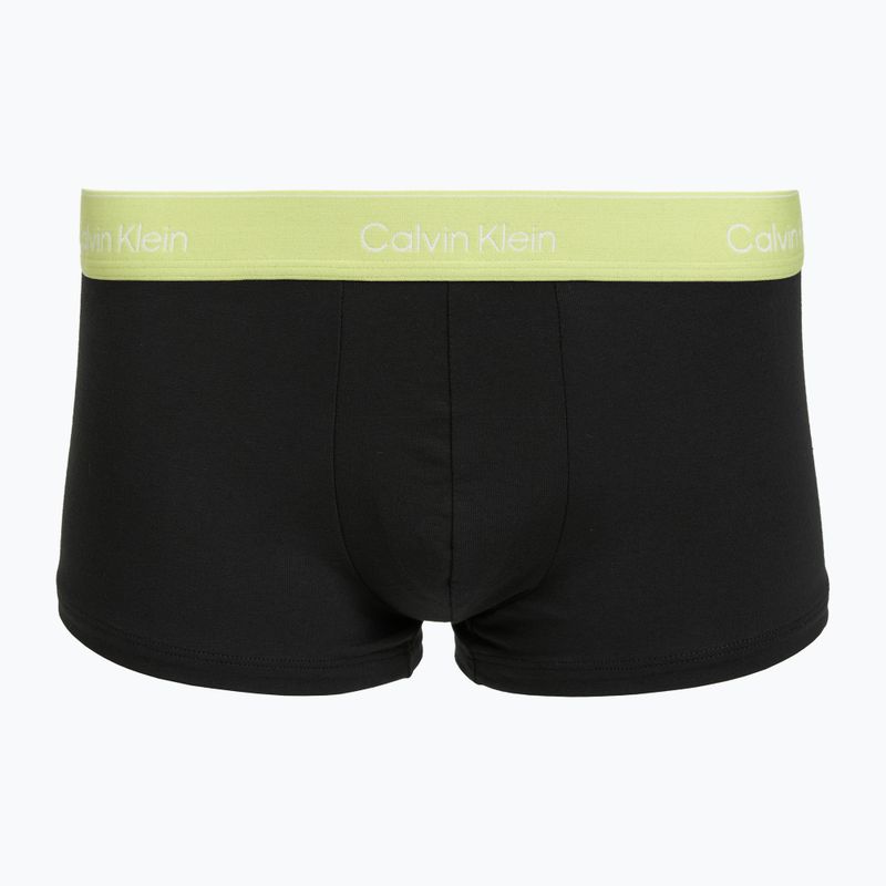 Труси чоловічі Calvin Klein LV00NB4390 Low Rise Trunk 5 пар black wb/blue descent wb/green bi/kahki 3