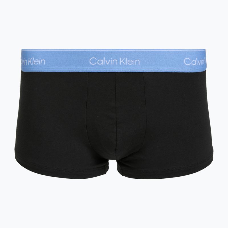 Труси чоловічі Calvin Klein LV00NB4390 Low Rise Trunk 5 пар black wb/blue descent wb/green bi/kahki 4