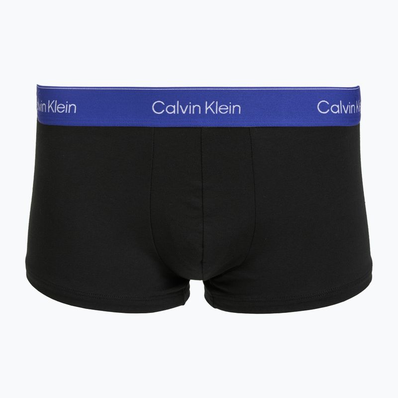 Труси чоловічі Calvin Klein LV00NB4390 Low Rise Trunk 5 пар black wb/blue descent wb/green bi/kahki 5