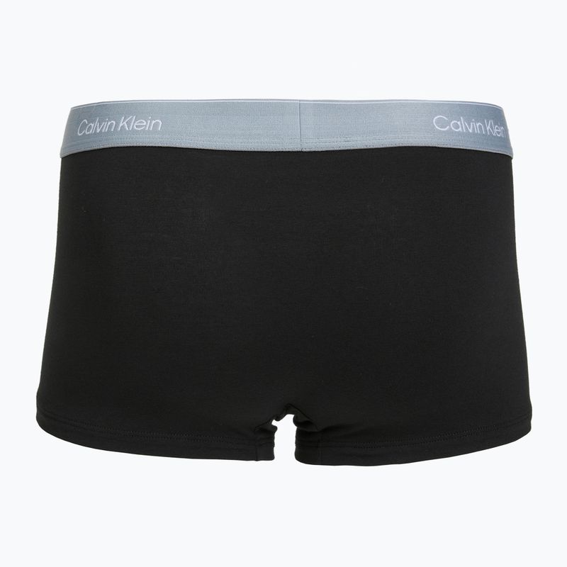 Труси чоловічі Calvin Klein LV00NB4390 Low Rise Trunk 5 пар black wb/blue descent wb/green bi/kahki 7