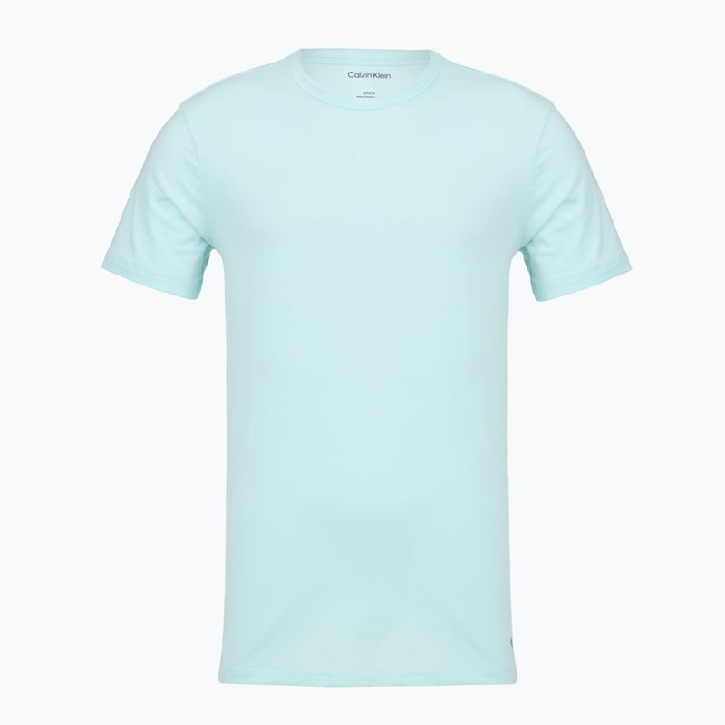 Футболка чоловіча Calvin Klein LV00NB4185 Crew Neck 3 шт. black w sea spray emb/sea spray w 2