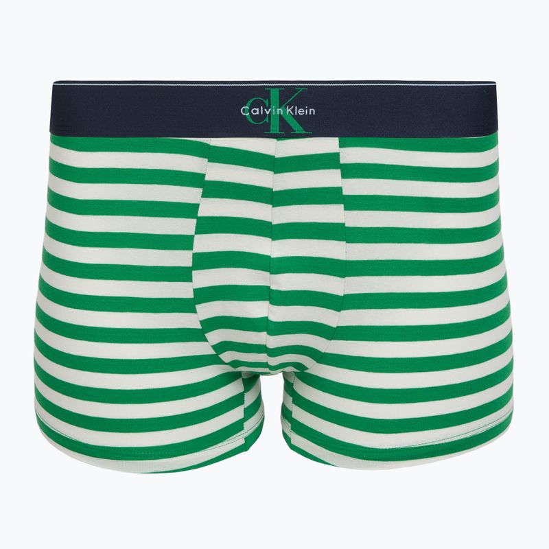 Боксерки чоловічі Calvin Klein LV00NB4472 Trunk 3 pairs shoreline/mardi gras green/cent s 3