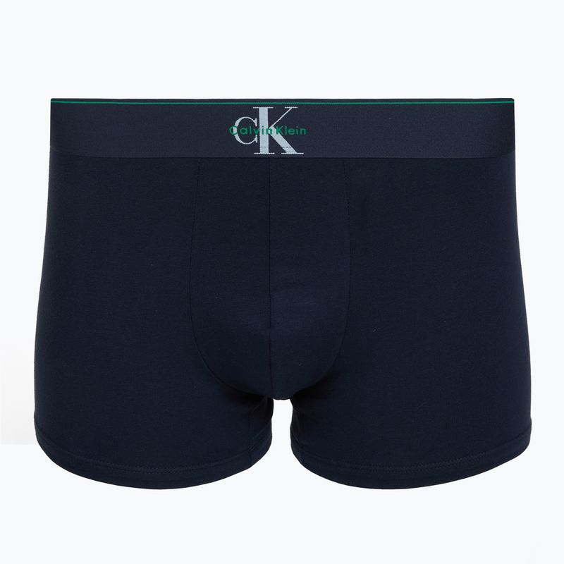 Боксерки чоловічі Calvin Klein LV00NB4472 Trunk 3 pairs shoreline/mardi gras green/cent s 4