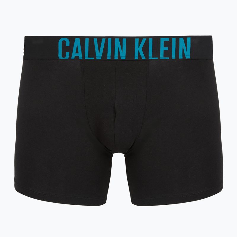 Труси Calvin Klein 000NB3609A Boxer Brief 3 пари black w/oatmeal logo/black w/age 3