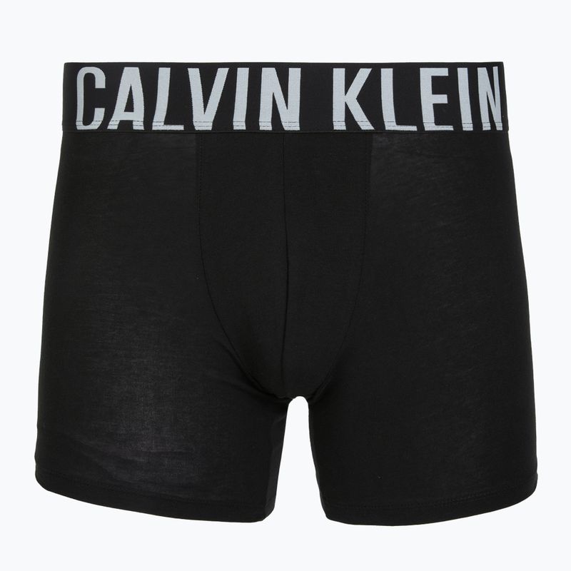 Труси Calvin Klein 000NB3609A Boxer Brief 3 пари black w/harbor mist logo/black w 5