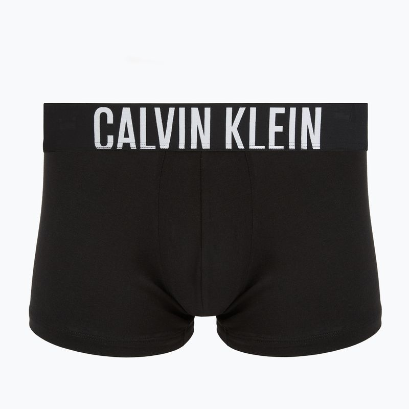 Боксерки чоловічі Calvin Klein 000NB3608A Trunk 3 pairs black with harbor mist logo/ black with 2