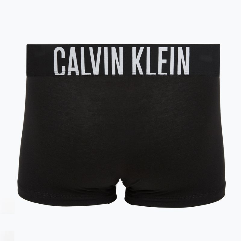 Боксерки чоловічі Calvin Klein 000NB3608A Trunk 3 pairs black with harbor mist logo/ black with 4