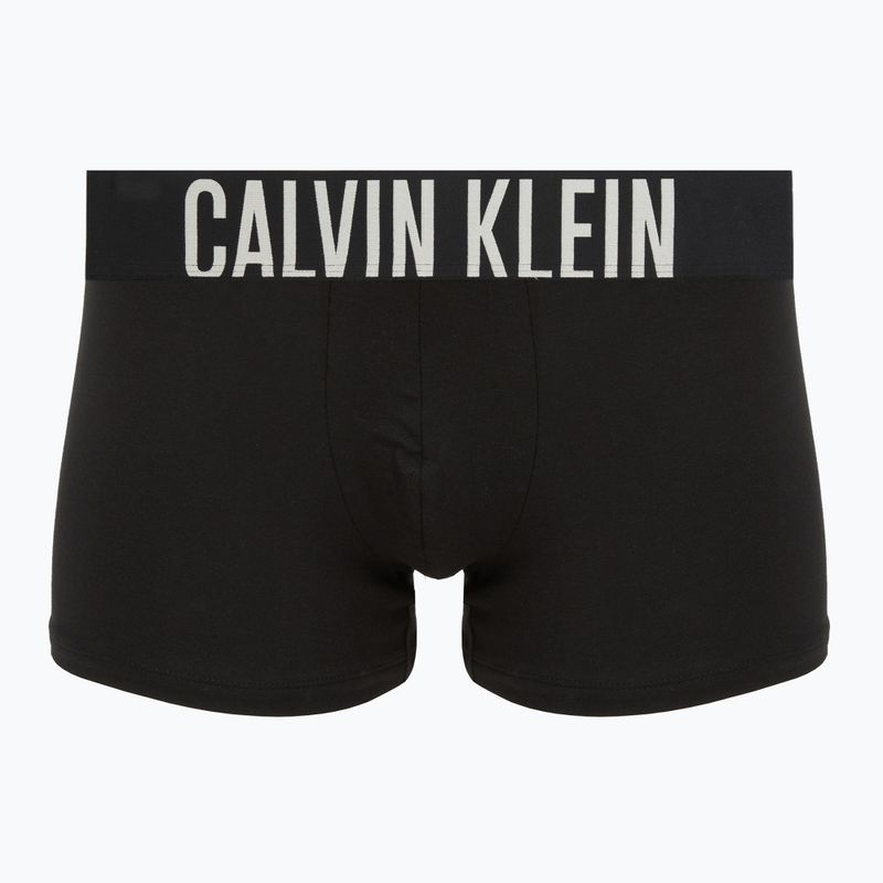Чоловічі боксери Calvin Klein 000NB3608A Trunk 3 пари black w/oatmeal logo/black w/age 2