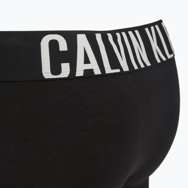 Чоловічі боксери Calvin Klein 000NB3608A Trunk 3 пари black w/oatmeal logo/black w/age 6