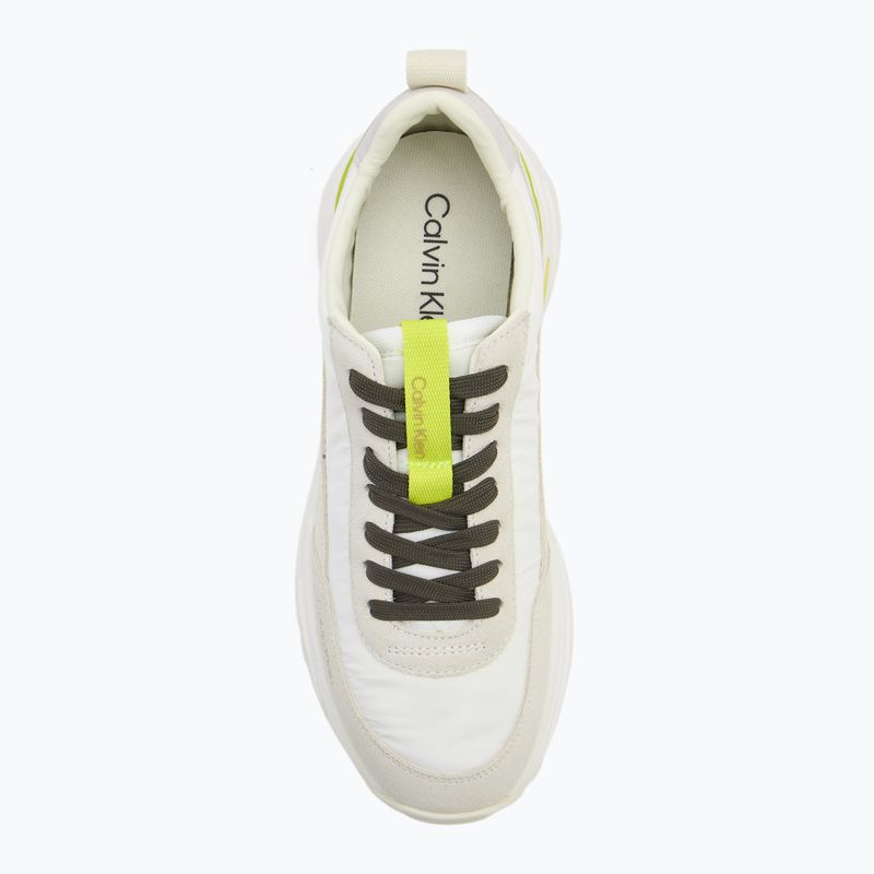 Кросівки жіночі Calvin Klein YW0YW02075 Hike Runner MG Nylon Mix bright white/primrose/beluga 5
