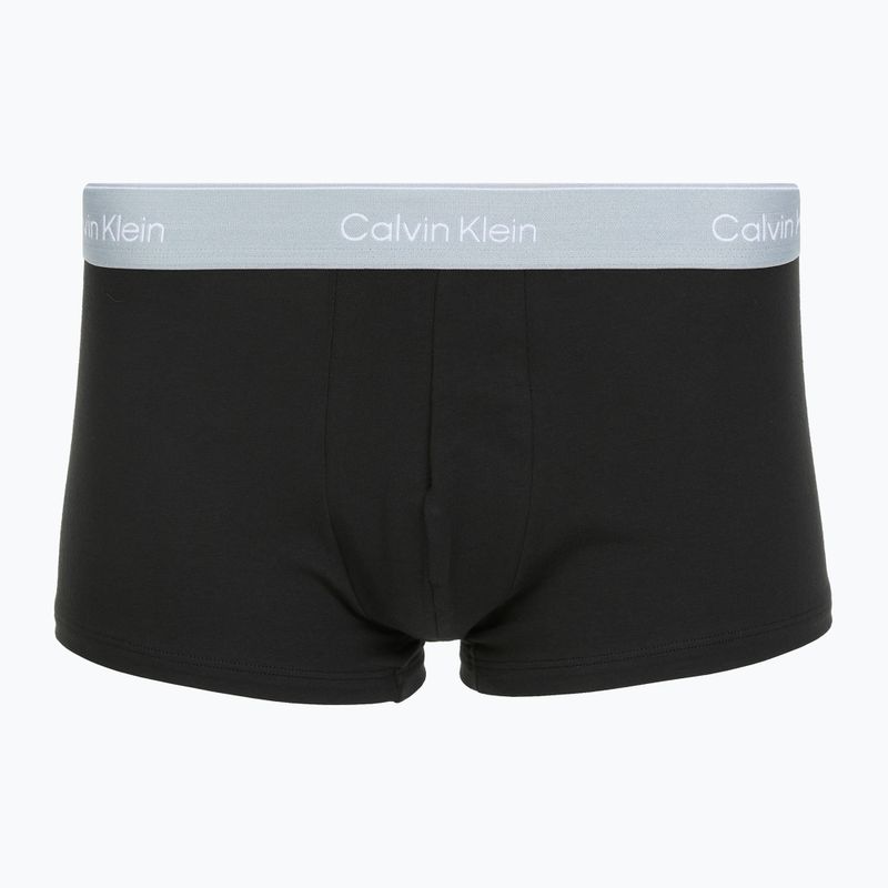 Труси Calvin Klein LV00NB4389 Low Rise Trunk 3 пари black/adrenaline rush/white/black 2