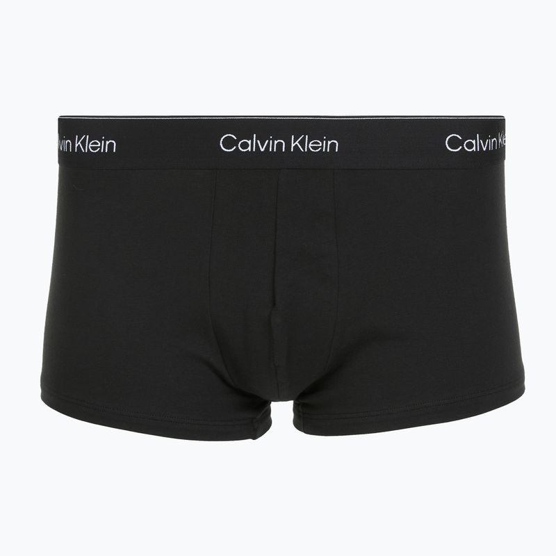 Труси Calvin Klein LV00NB4389 Low Rise Trunk 3 пари black/adrenaline rush/white/black 4