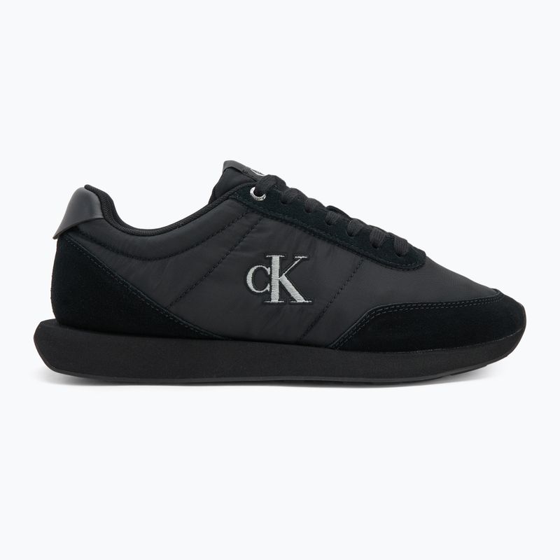 Кросівки чоловічі Calvin Klein YM0YM01361 Retro Runner Essential MIX MAT triple black 2