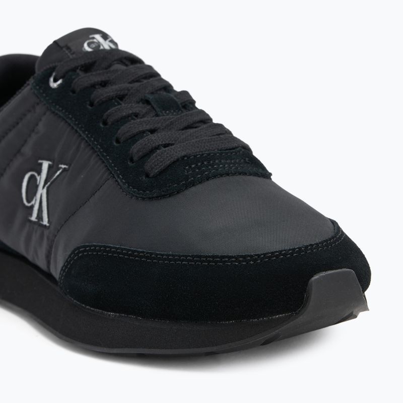 Кросівки чоловічі Calvin Klein YM0YM01361 Retro Runner Essential MIX MAT triple black 7