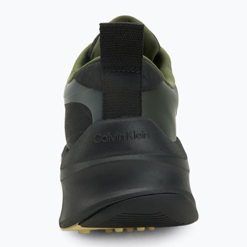 Кросівки чоловічі Calvin Klein YM0YM01456 Chunky Runner Lace Up Mix Aop black/medieval forest/coal/lime 6