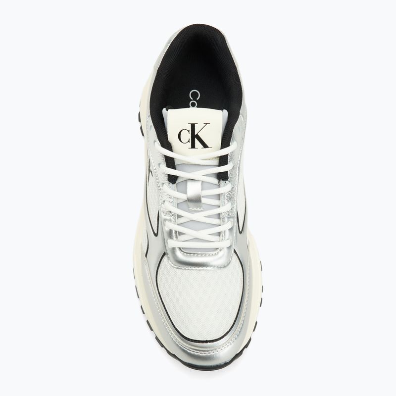 Кросівки жіночі Calvin Klein YW0YW02063 Hike Runner Lace Up Mesh Mix silver/black/bright white 5