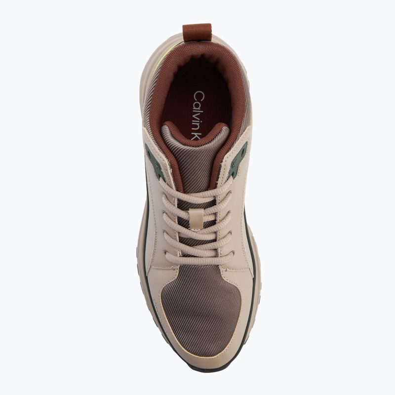 Кросівки чоловічі Calvin Klein YM0YM01418 Hike Runner Mid Laceup Tech Mix desert taupe/smog/sorrel/thyme 5
