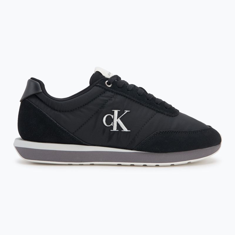 Кросівки чоловічі Calvin Klein YM0YM01361 Retro Runner Ess Mix Mat  black/stormfront/vaporous white 2
