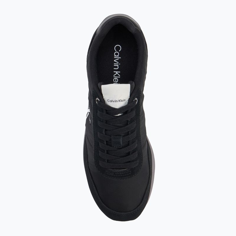 Кросівки чоловічі Calvin Klein YM0YM01361 Retro Runner Ess Mix Mat  black/stormfront/vaporous white 5