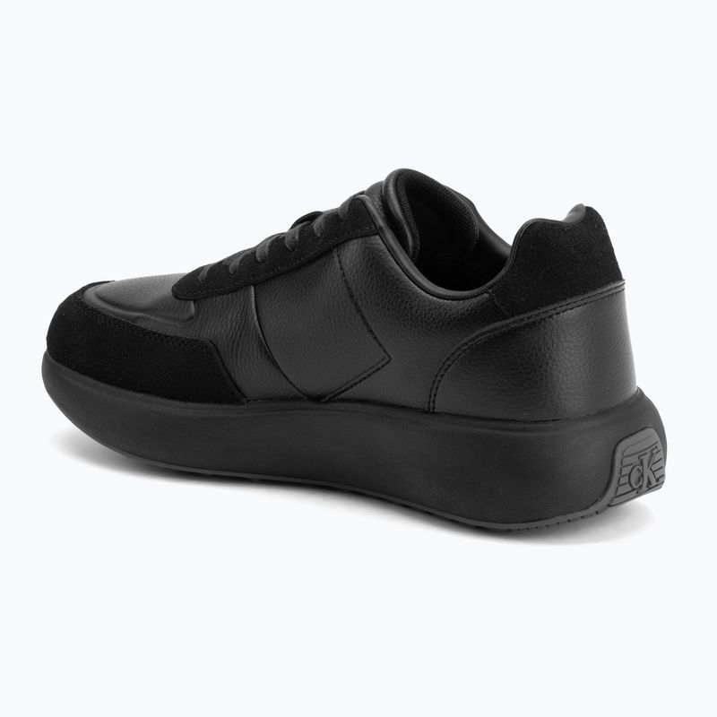 Кросівки чоловічі Calvin Klein HM0HM02033 City Runner Laceup Tape Leather triple black 3