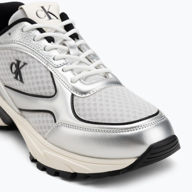 Кросівки чоловічі Calvin Klein YM0YM01402 Hike Runner Laceup Mesh Mix silver/black/marshmallow 7