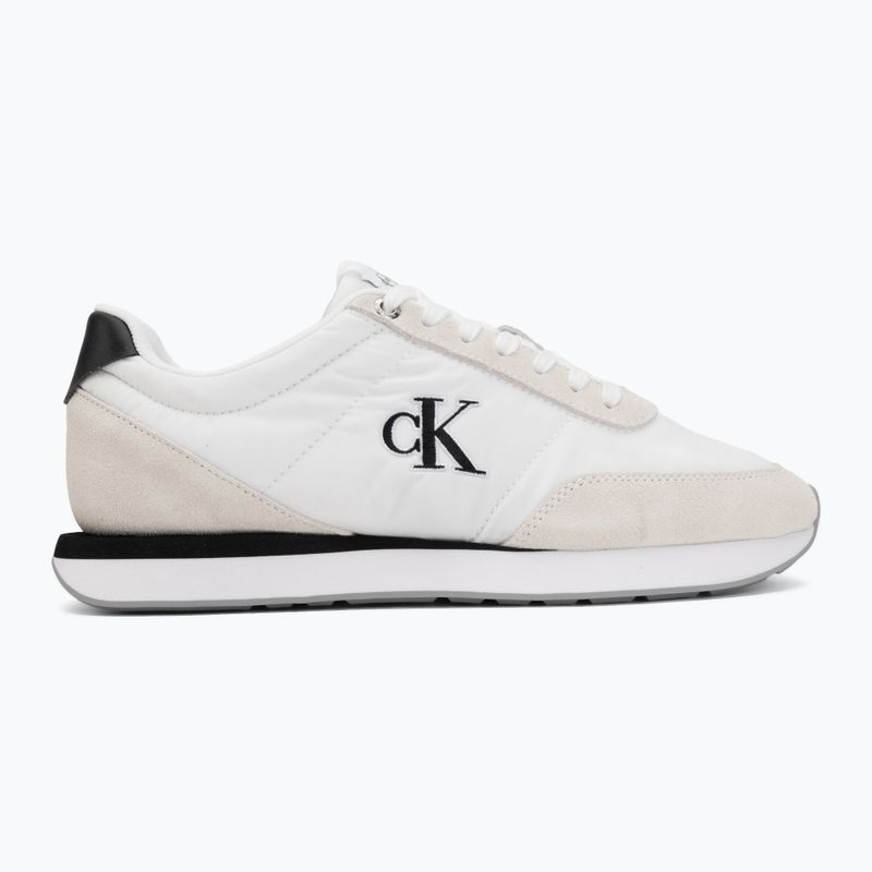 Кросівки жіночі Calvin Klein YW0YW01990 Retro Runner Lace Up Nylon MG bright white/black 2