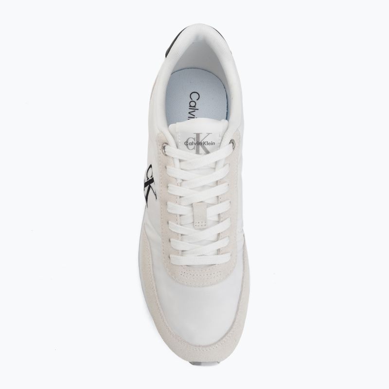 Кросівки жіночі Calvin Klein YW0YW01990 Retro Runner Lace Up Nylon MG bright white/black 5