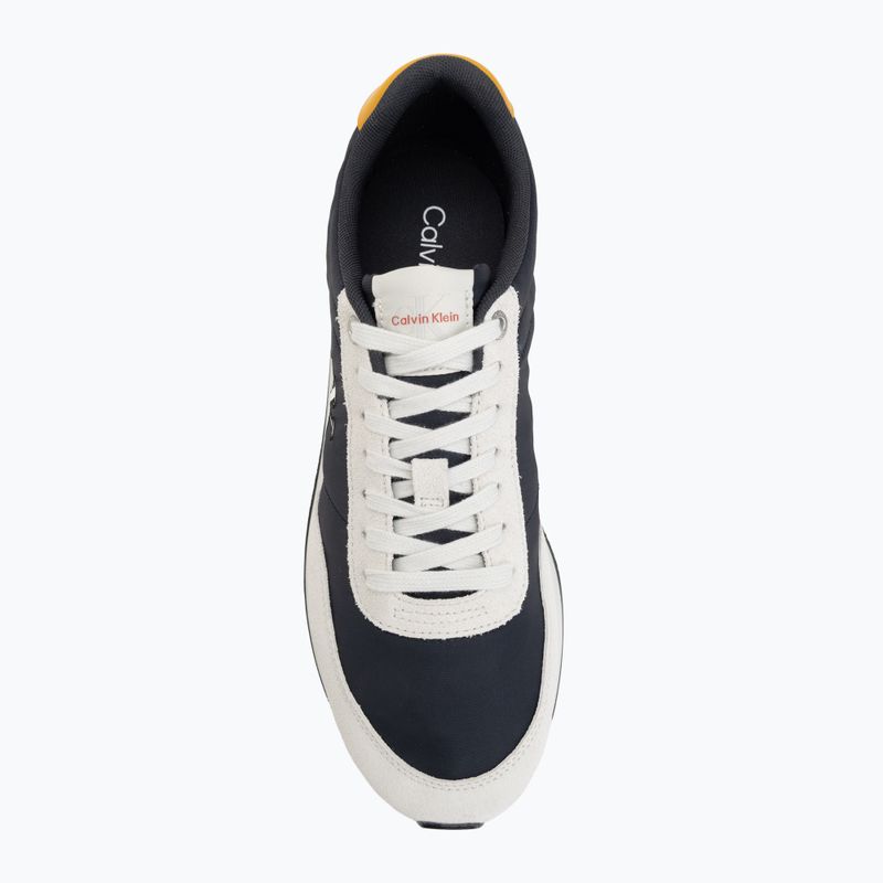Взуття чоловіче Calvin Klein YM0YM01361 Retro Runner Ess Mix Mat vaporous white/casual bluee/cooling 5