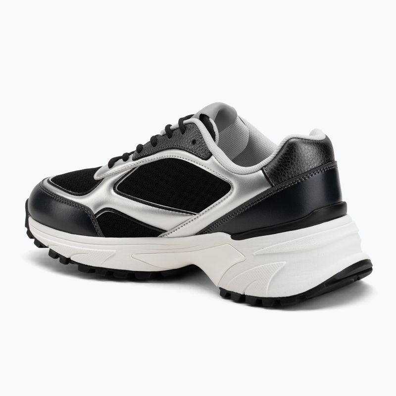 Кросівки жіночі Calvin Klein YW0YW02063 Hike Runner Lace Up Mesh Mix black/silver 3