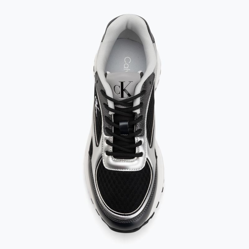 Кросівки жіночі Calvin Klein YW0YW02063 Hike Runner Lace Up Mesh Mix black/silver 5