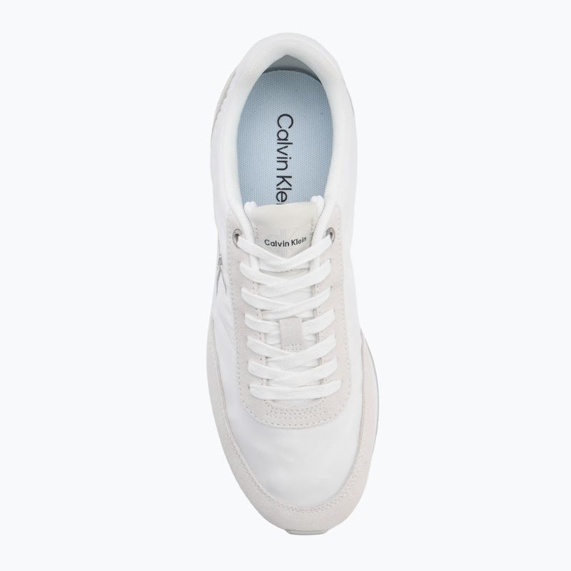 Кросівки чоловічі Calvin Klein YM0YM01361 Retro Runner Ess Mix Mat triple bright white 5