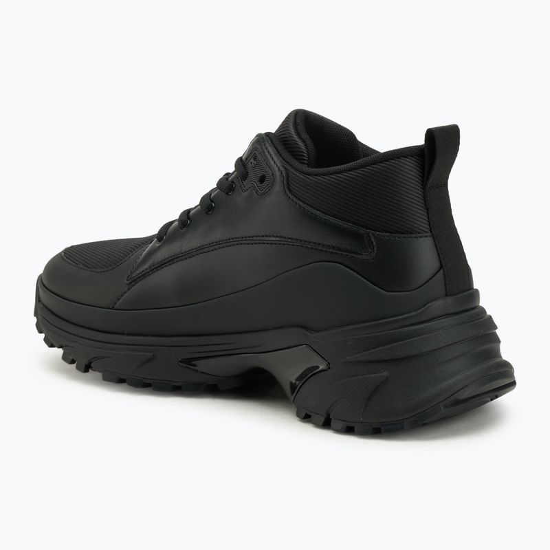 Кросівки чоловічі Calvin Klein YM0YM01418 Hike Runner Mid Laceup Tech Mix triple black 3