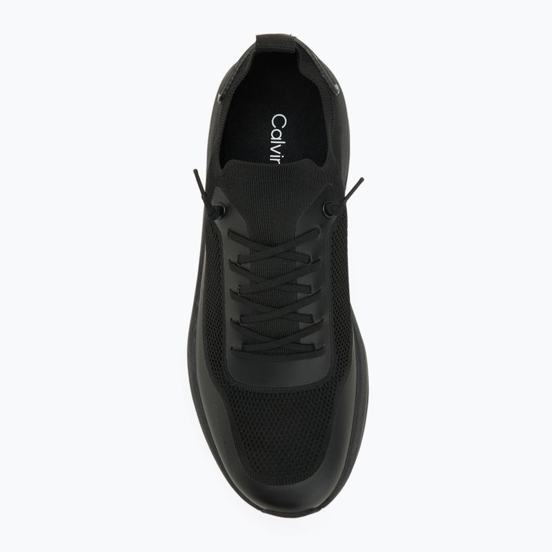 Кросівки чоловічі Calvin Klein YM0YM01457 Chunky Runner Lace Up Sock Knit triple black 5