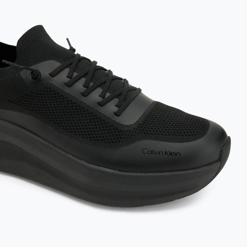 Кросівки чоловічі Calvin Klein YM0YM01457 Chunky Runner Lace Up Sock Knit triple black 7