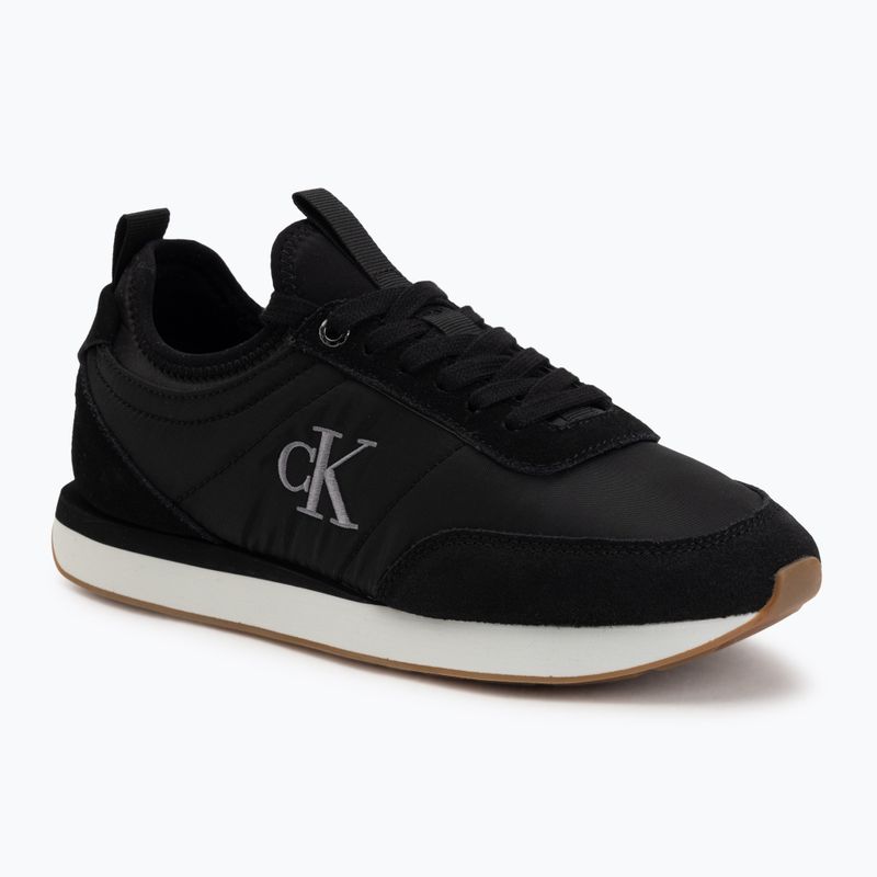 Взуття жіноче Calvin Klein YW0YW02060 Retro Runner Sock Laceup Mix Mat black/gyn metal/gum